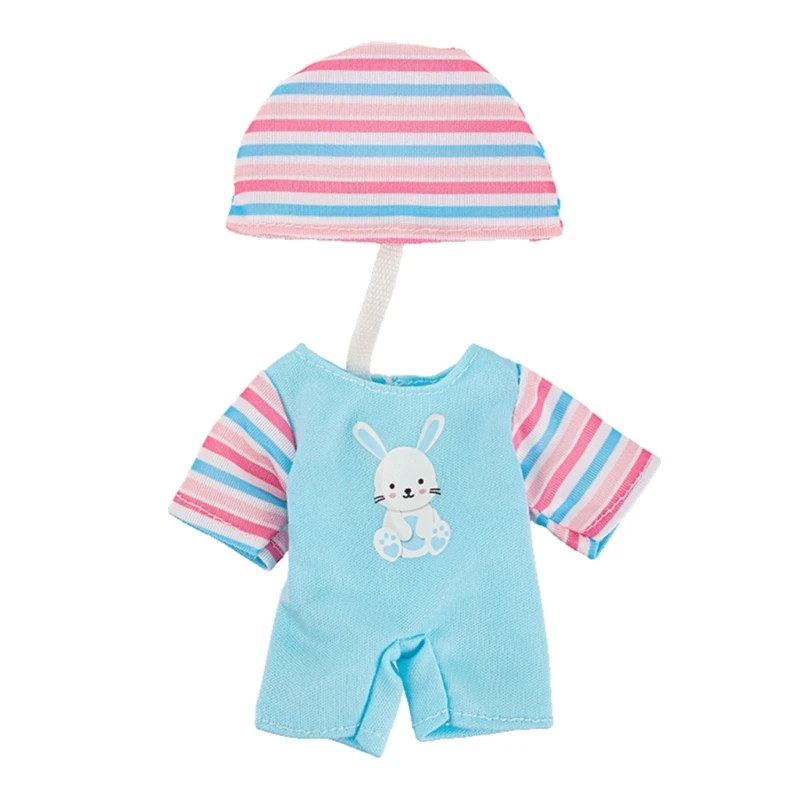 Muñeca caucásica 6,5 pulgadas para niños pequeños, juguete juego para padres con vida juguete educativo para