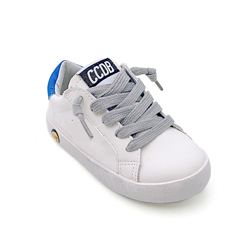 Classical Style New Born Shoes for Girls Baby Designer Children Shoe Custom CCDB Star Kids Sneakers 2024 White Child shoes