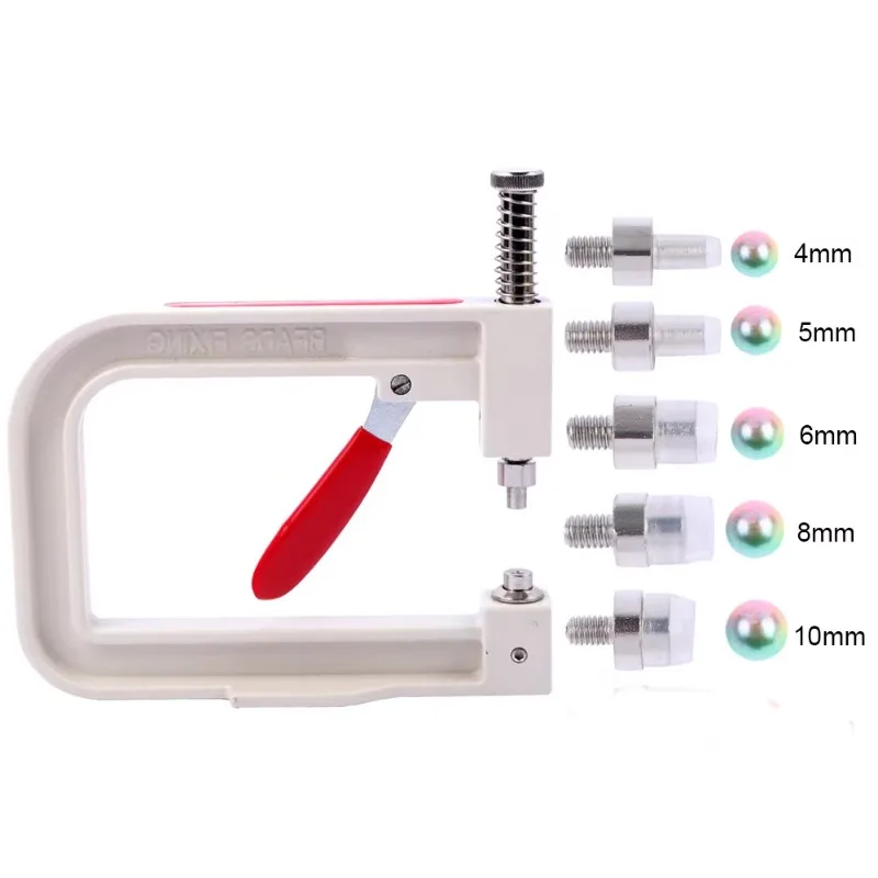 Hand pressure nail bead machine DIY manual fastening machine Round pearl rivet inlay nailing Four claw nail bead universal type