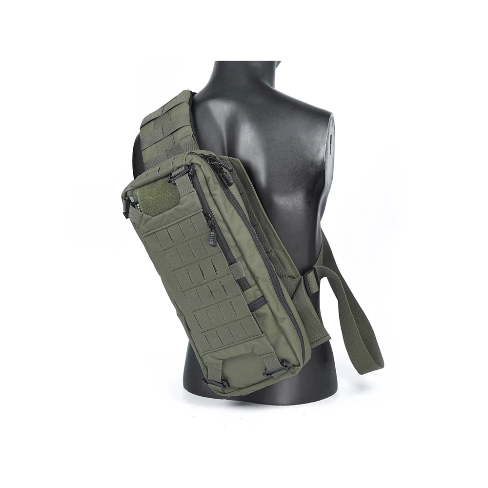 DMGear-mochila táctica para hombre, bolso cruzado de pecho, bolsos deportivos para caza Molle, accesorio con correa, 421X