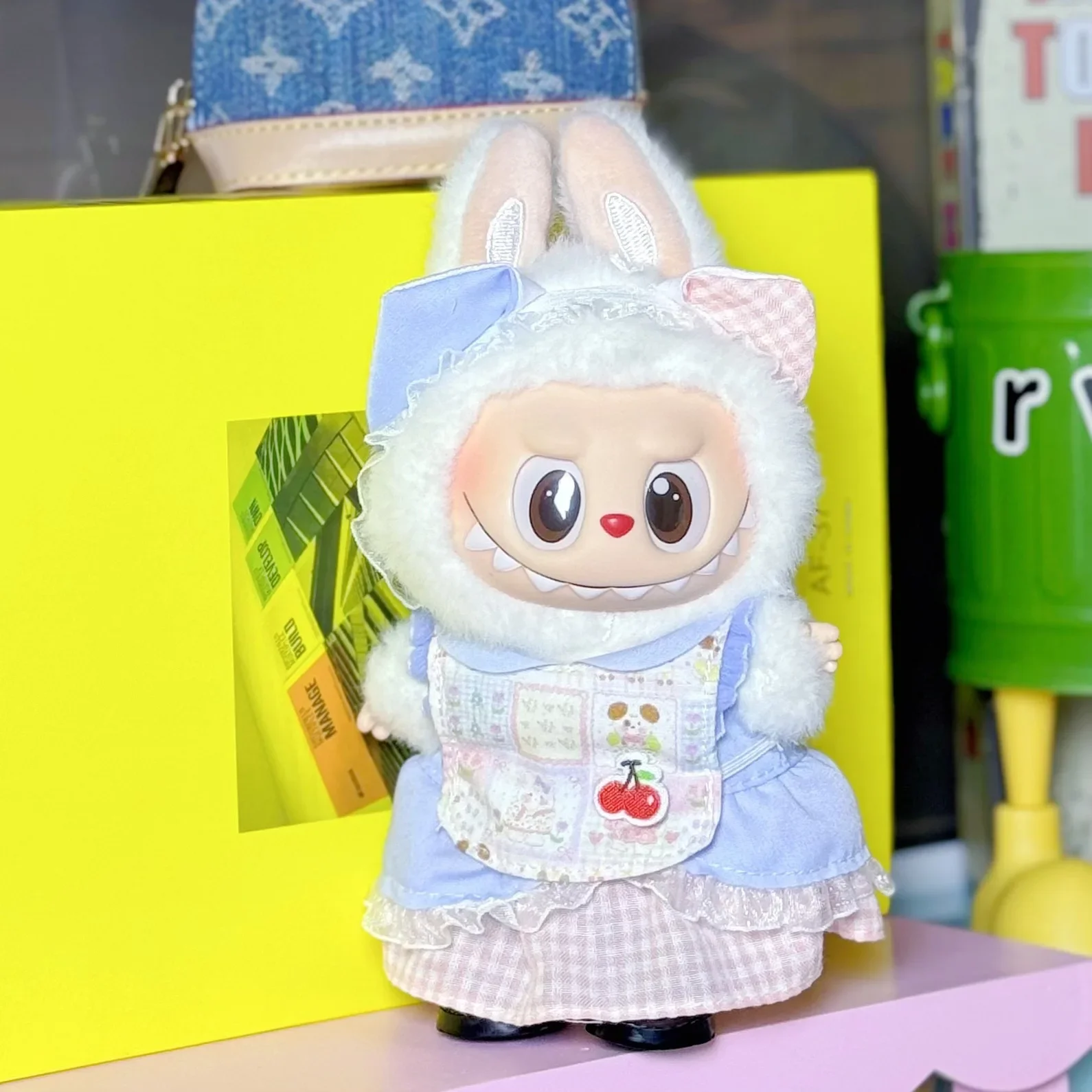 

Hot-selling Rabbit Doll Clothes Only Heartwarming Macaron-colored Vinyl-faced Doll Outfits Changeable Attire
