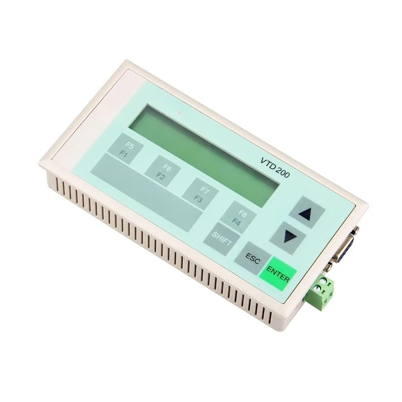 

VTD200/400 Text Display Directly Connected To Smart200Plc with 24V Power Supply and Comes with Ppi Communication Cable