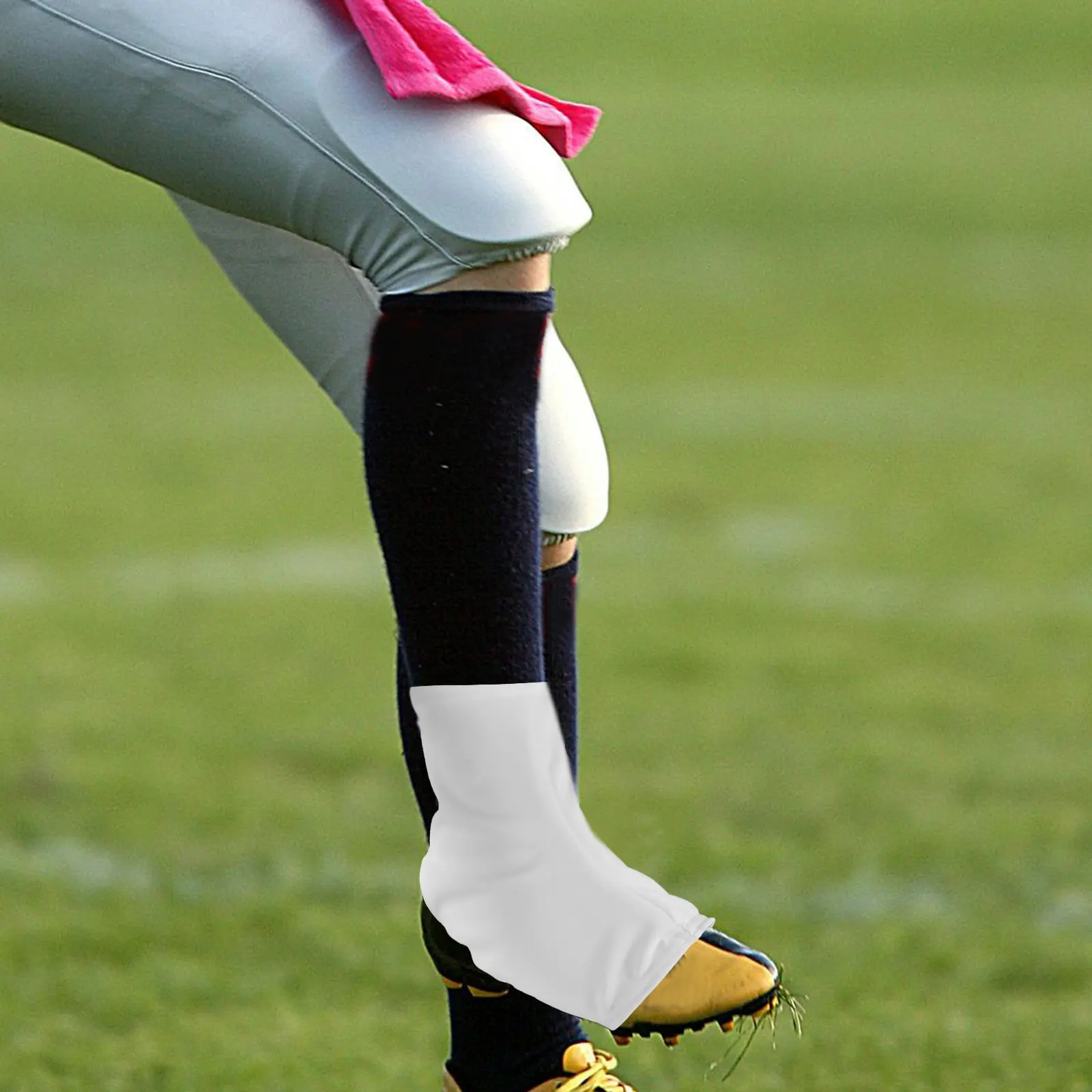 

1 пара чехлов для футбольных бутсов, белые легкие шпатлевки, защита от пыли, грязи и воды для футбола, регби, хоккея на поле