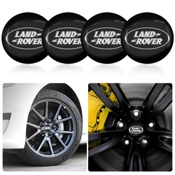 56MM Car Wheel Center Hub Cap Logo Stickers Rim Emblem Car Styling For Land Rover Defender Freelander Discovery 2 3 Evoque Range