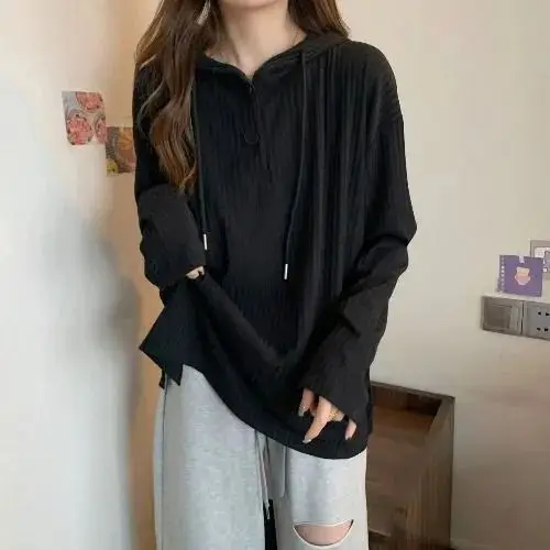 Hoodies de pele com capuz y2k mulher zipup manga longa feminino outono gótico shoujo centro rua wear emo senhora poleron jfashion zíper