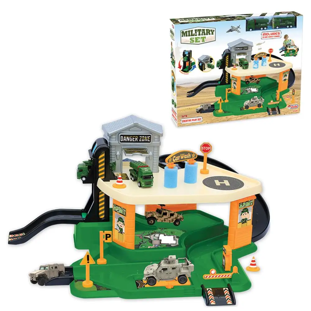 Military garage game set