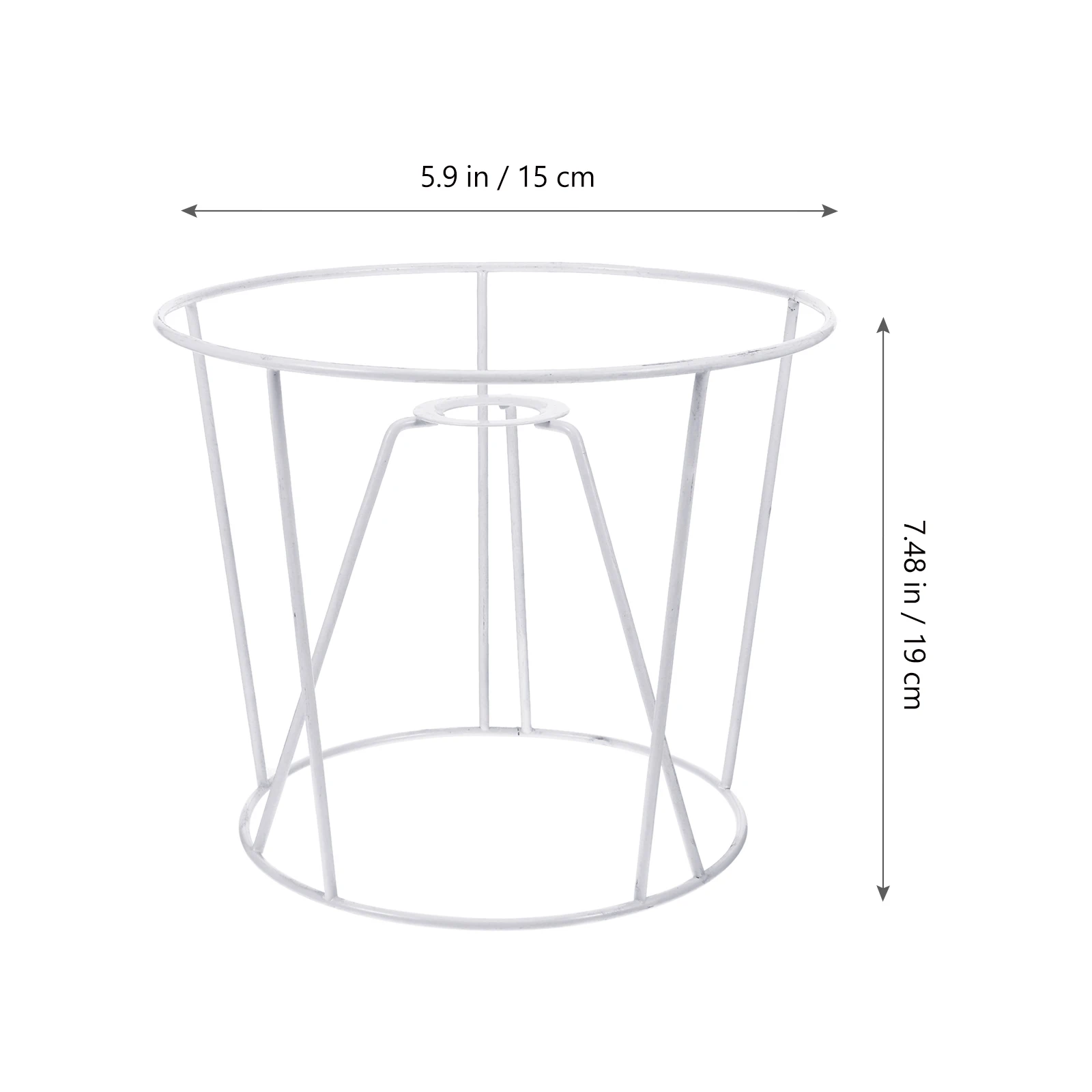 Replacement Lampshade Iron Frame Ring Strong Durable DIY Cloth Paper Paste Unique Shape Ceiling Pendant Light Frame