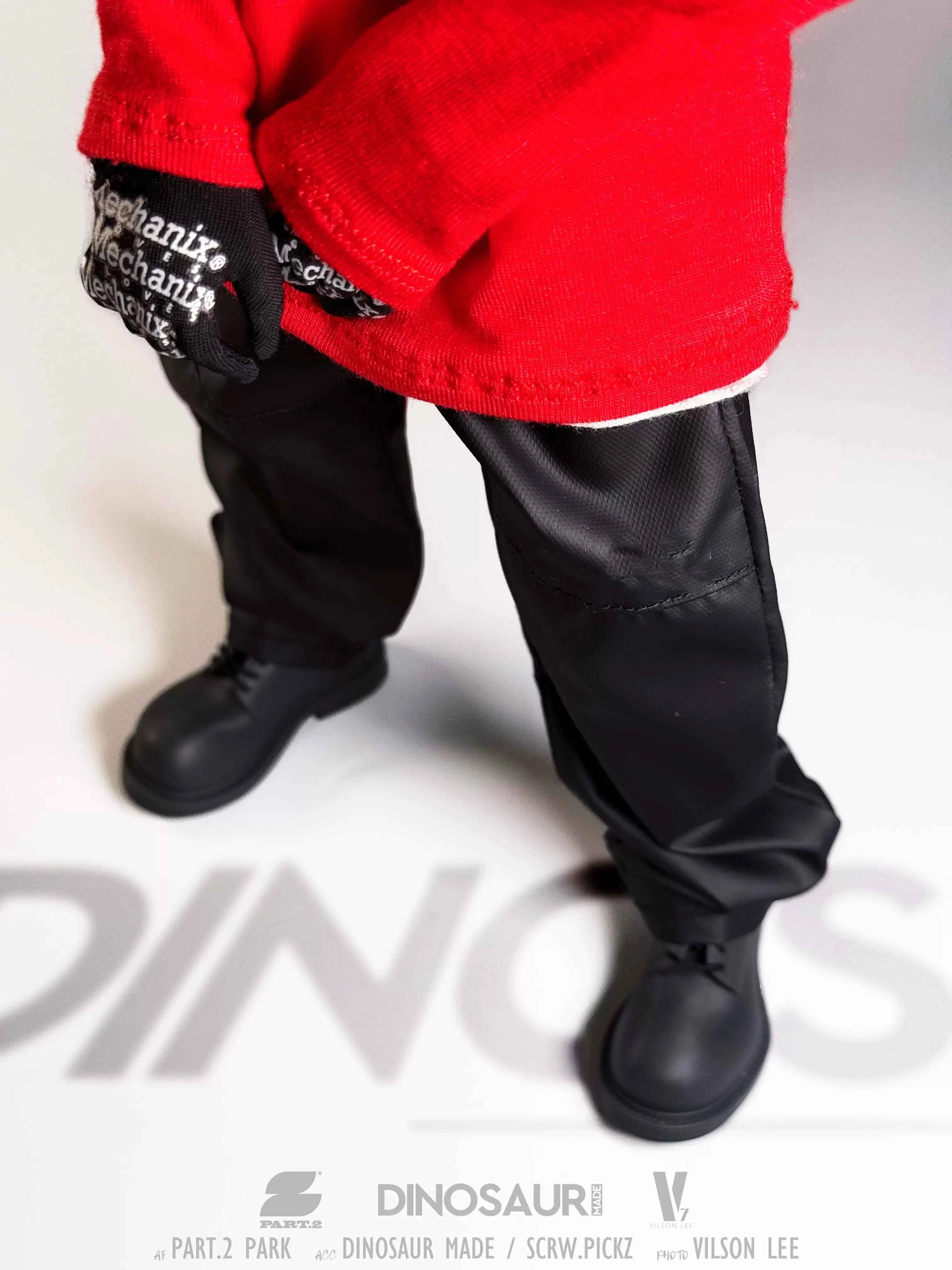 Muñecas BJD a escala 1/6, sudaderas con capucha rojas de Hip Hop, ropa vaquera holgada, traje para figura de acción masculina de 12 ", juguetes modelo de cuerpo