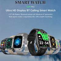C29Pro New Bluetooth Call Smart Watch Men Waterproof Sport Fitness Tracker Weather Display Man Watch For Xiaomi Huawei Phone