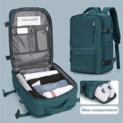 Travel Backpack Personal Item Bag Airline Approved Luggage Suitcase Laptop Backpack Waterproof Weekender Bag For Men And Women