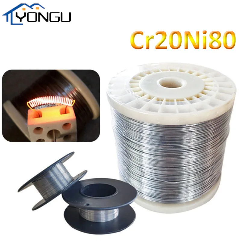 1-5Meters Cr20Ni80 Heating Wire Nichrome Wire Cutting Foam Resistance Wires Alloy Heating Yarn Mentos Diameter 0.2-1mm