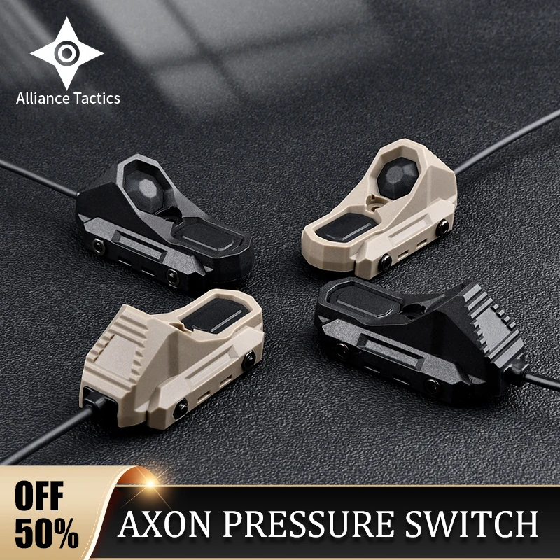 

Tactical Airsoft AXON Dual Function Pressure For M300 M600 Flashlight PEQ15 Laser Weapon Scout Light SF 3.5 2.5 PLUG 20mm Rail