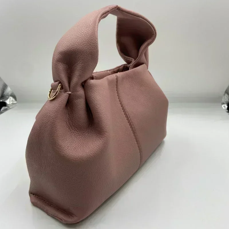 Cloud Bags for Women New French Luxury Brand Genuine Leather with Logo  Ladies Cowhide Simple Dumpling Shape Shoulder Handbag