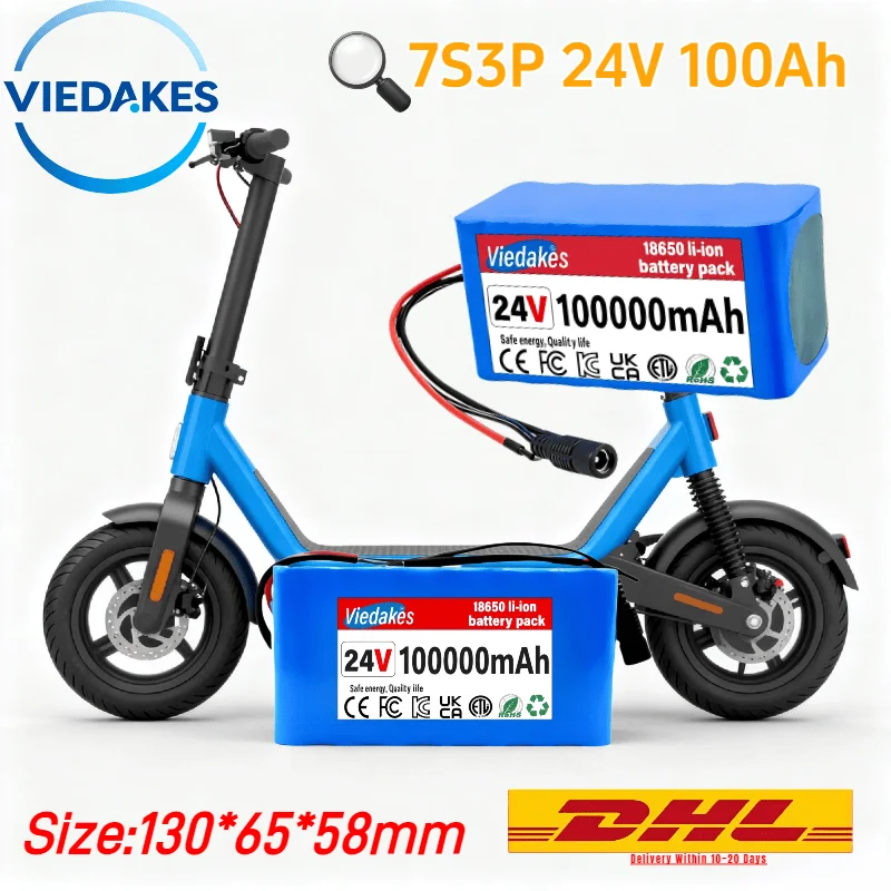 

7S3P 24V 100Ah Battery Pack,Best-Seller for Camping Adventures,Large Capacity,Lightweight,Hottest Choice for Portable Power Need