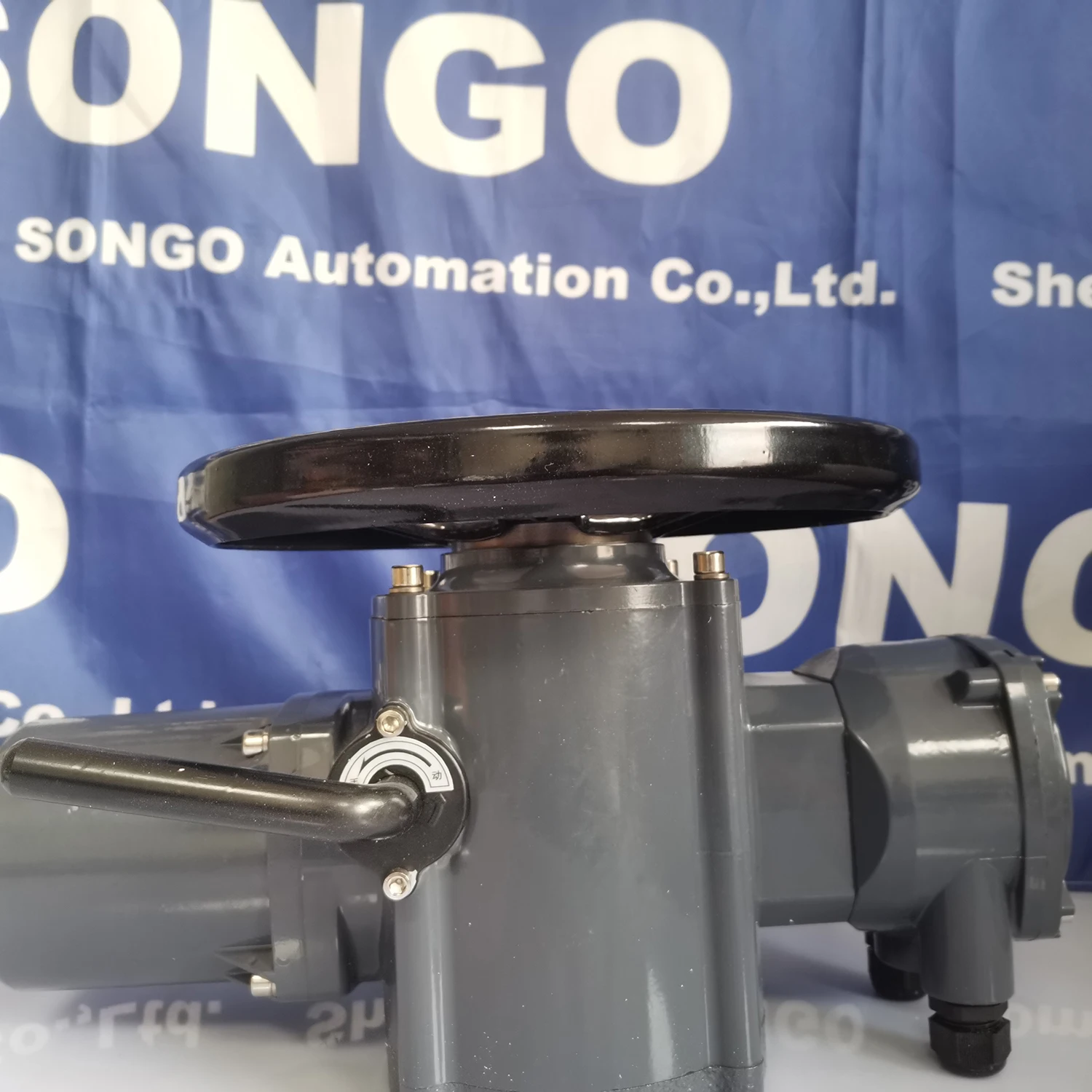 AC380V AC440V AC660V ثلاث مراحل ذكي تعديل 4-20ma Ip67 1200NM 2000NM المحرك الكهربائي المتعدد مع علبة التروس