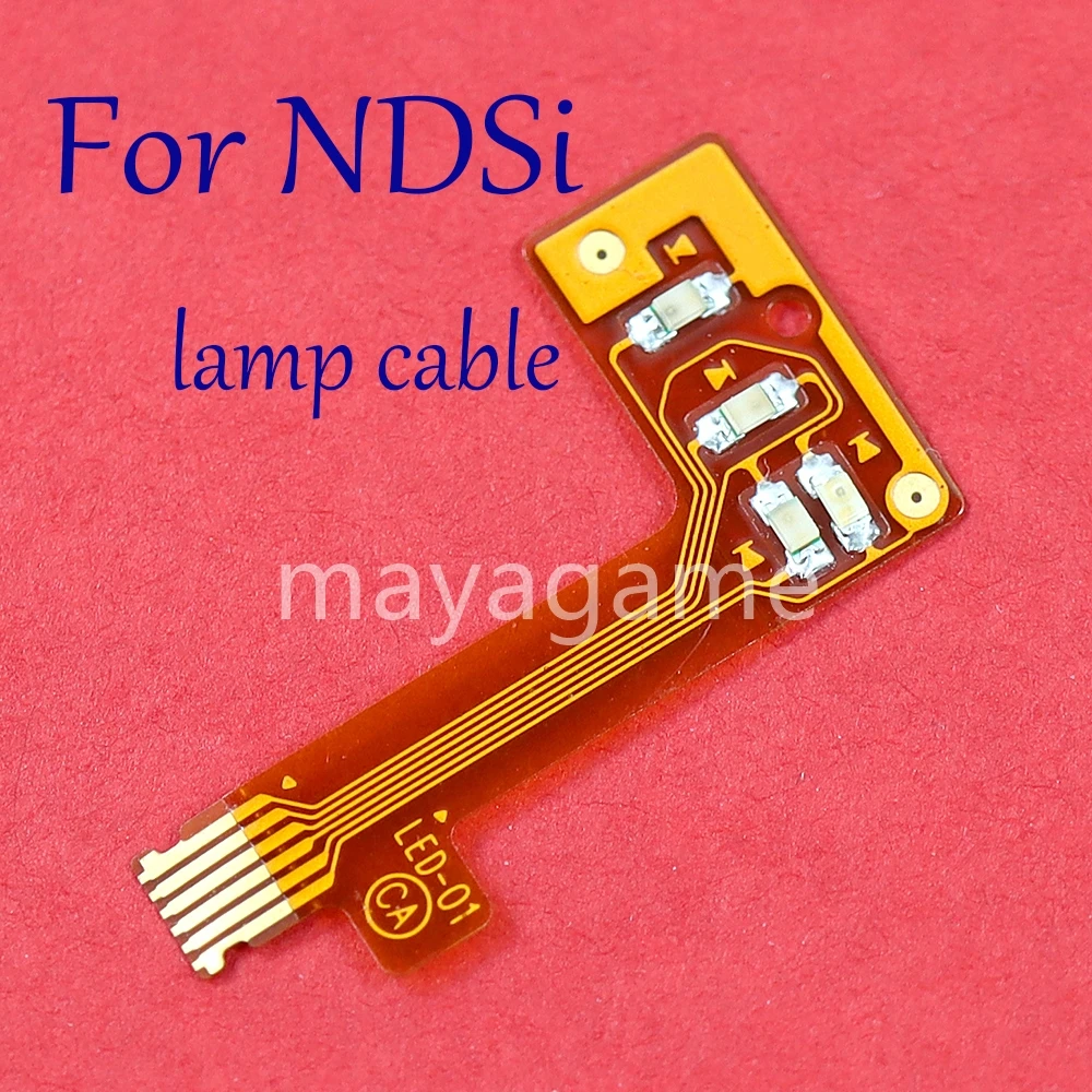 Lámpara de alimentación Original, cinta LED de encendido/apagado, Cable flexible de repuesto para accesorios de consola de juegos Nintendo DSi NDSI, 1 ud.