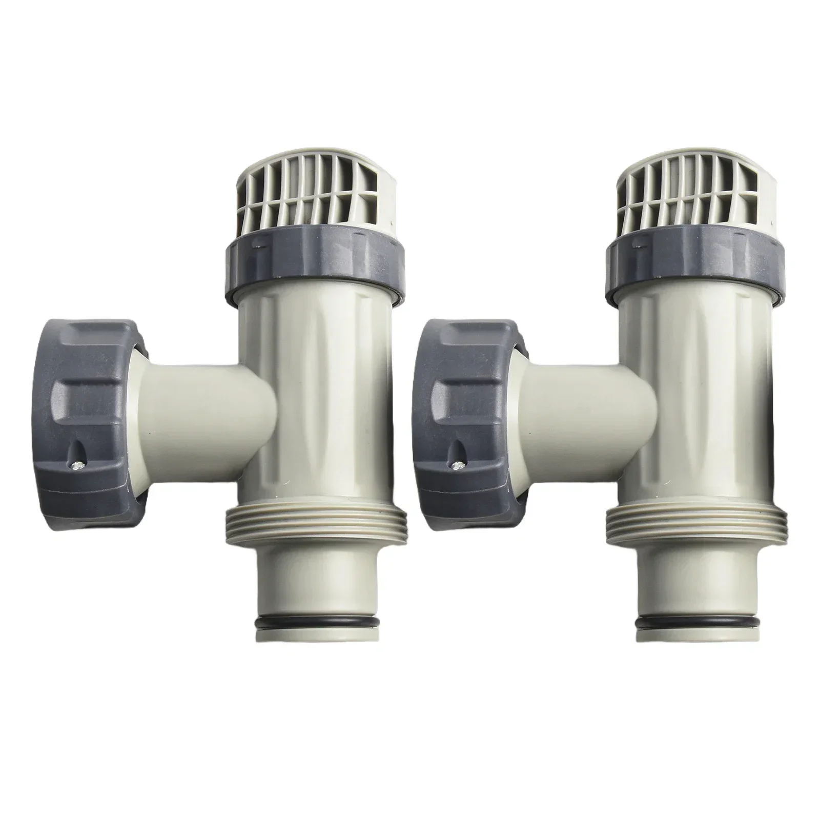 

Filter Pump Valve Replacement Plunger Valve Includes Step Washers Plastic Material Easy To Open And Close Gray Color