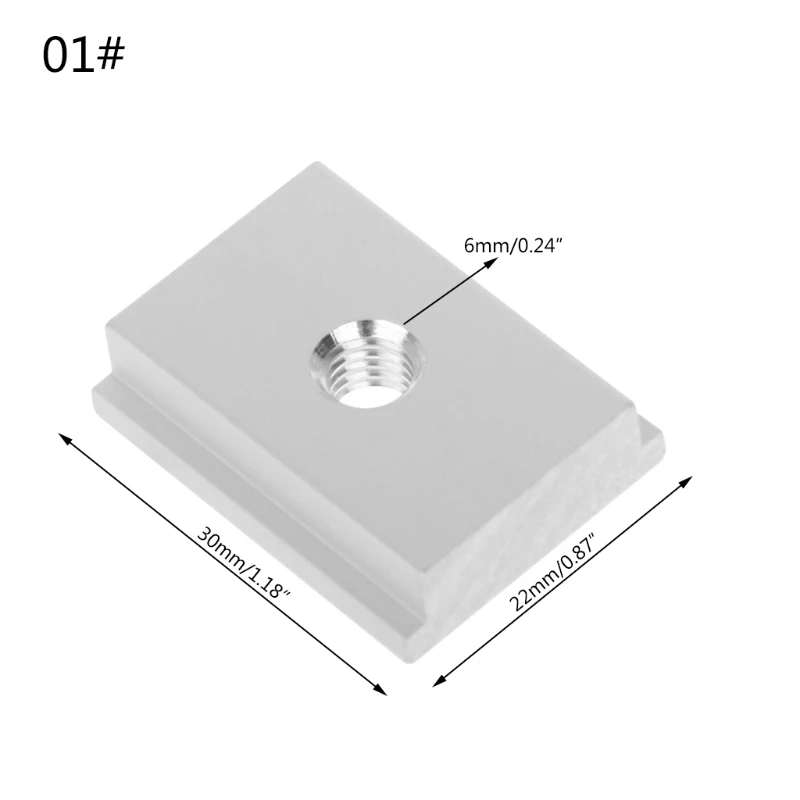 

M6 T-slot T-Slider Sliding Nut For Woodworking Tool Slot Fastener Jigs Pressi