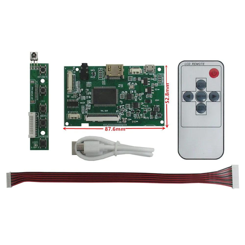 شاشة 7/8/9/10.1 شاشة LCD متوافقة مع HDMI لوحة للقيادة للتحكم في الصوت للموز/راسبيري بي شاشة محمولة كمبيوتر صغير