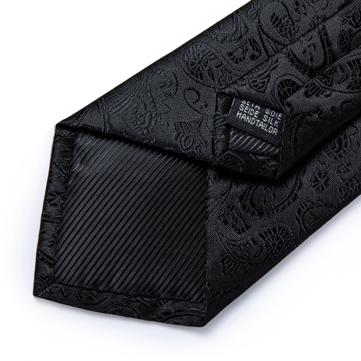 Corbatas para hombre preto paisley gravatas de seda para homem acessórios de casamento 8cm pescoço gravata bolso quadrado abotoaduras presentes para