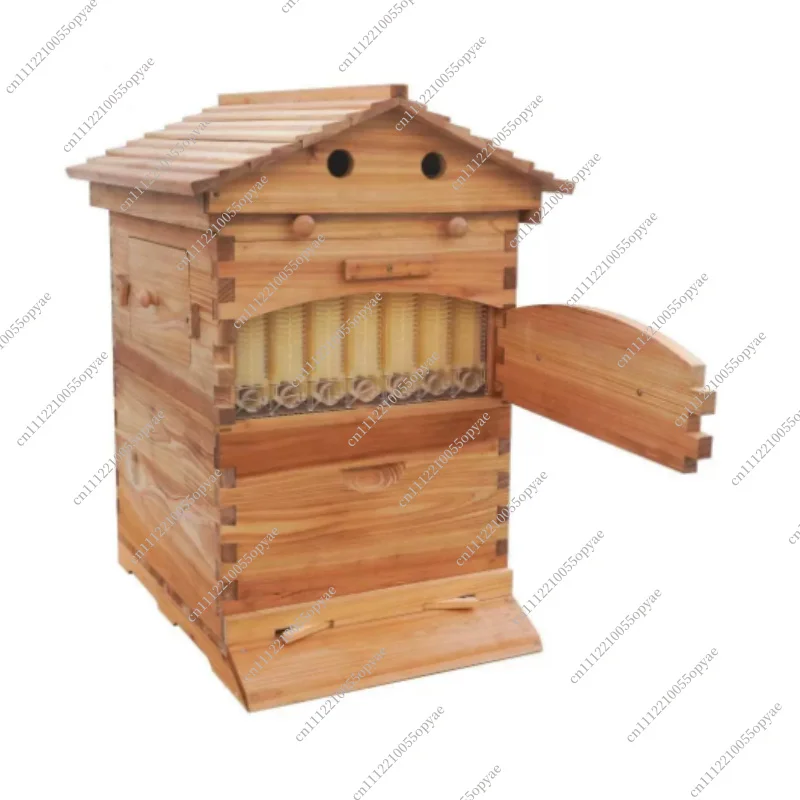 Automatic Flow Honey Beehive Langstroth Beekeeping Hive Self Flowing Honey Box Beehive Villa Beekeeping Equipment