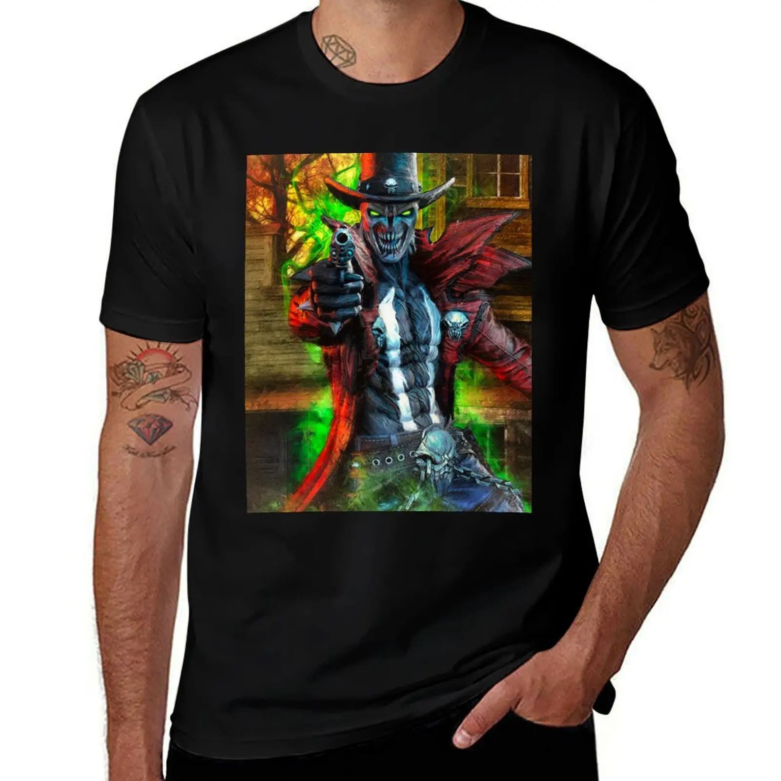 Gunslinger Spawn T-Shirt Soft Durable Cotton T-Shirt