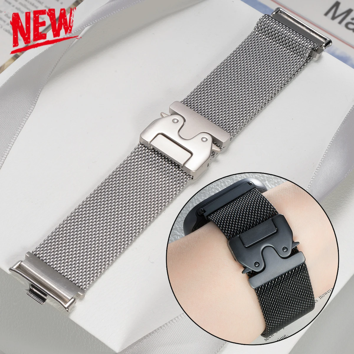 2026 Metallarmband für Redmi Watch 6 5 4 Uhrenarmband 316L Edelstahlarmband für Xiaomi Mi Band 8 9 Pro Armband Zubehör