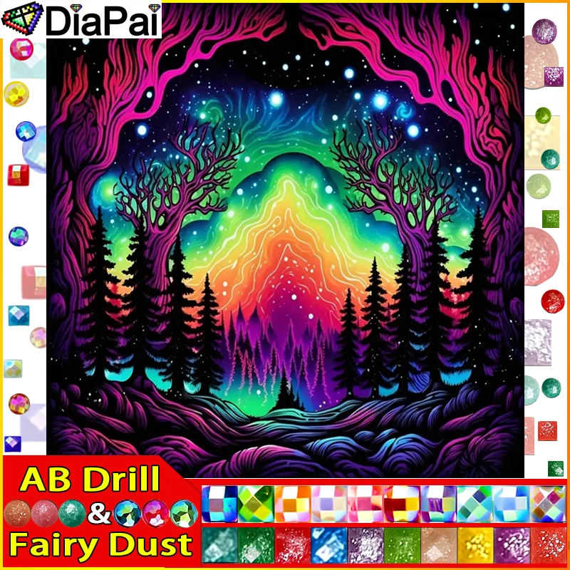 

Квадратная/круглая картина для алмазной вышивки «дерево облако»