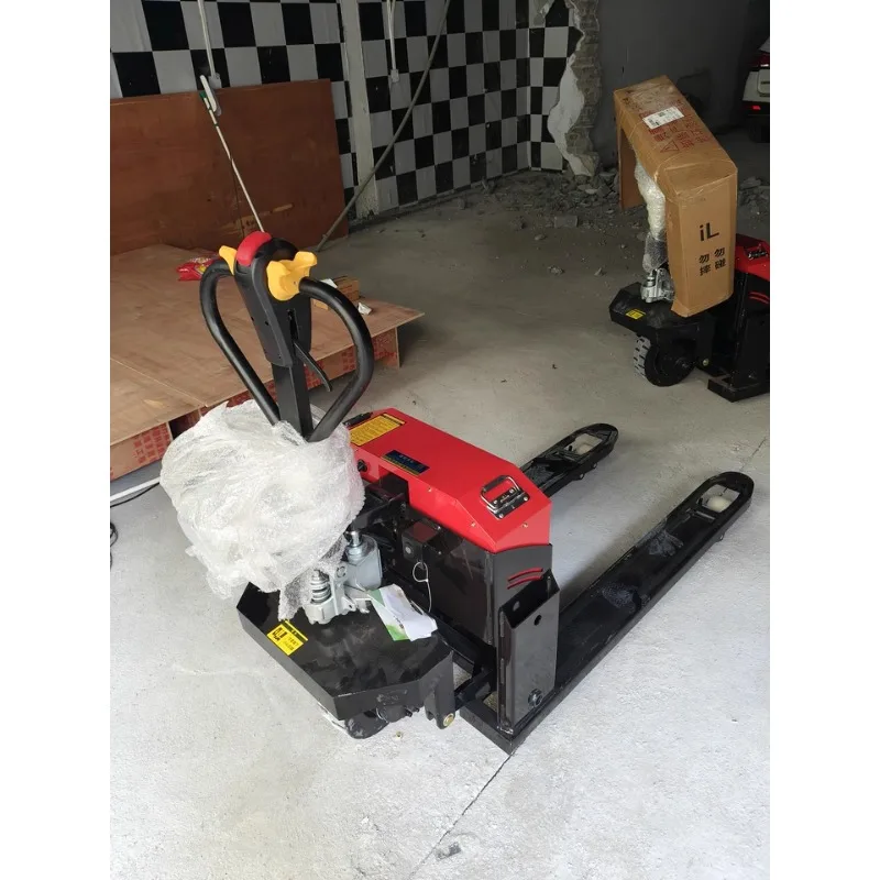 شاحنات البليت الهيدروليكية الكهربائية عربات يدوية يدوية مع طاقة بطارية مدمجة لتعامل مع المواد الصناعية والخدمات اللوجستية