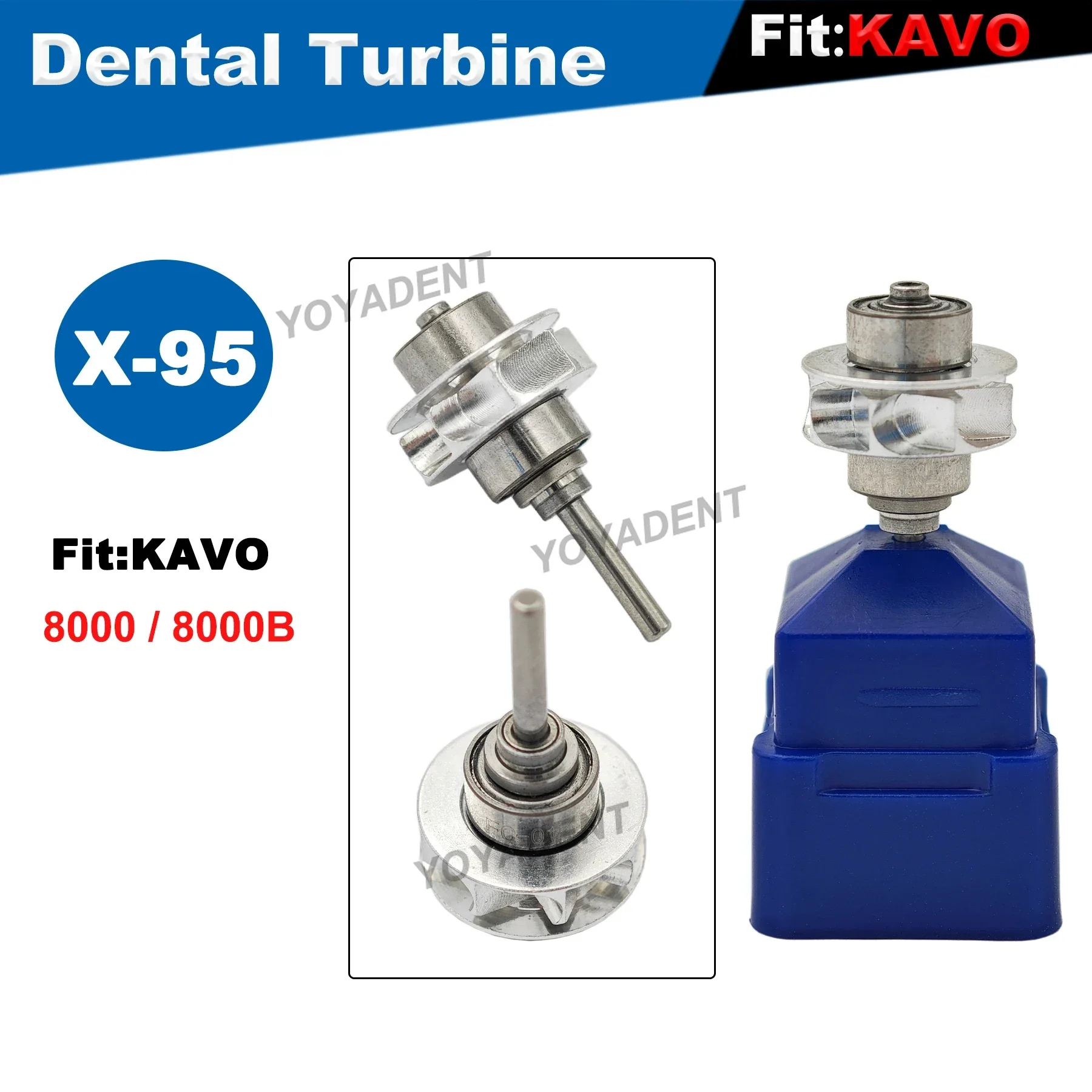 

Fit KAVO 8000 8000B High Speed Handpiece Dental Turbine Cartridge Air Rotor Dentistry Handpiece Accessories