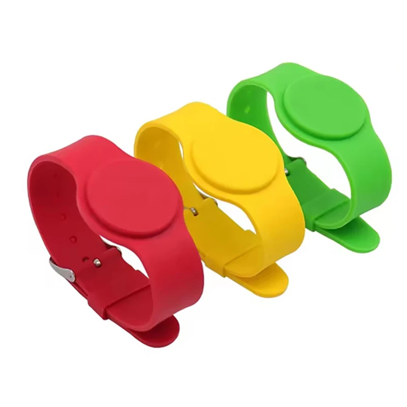 10pcs/Lot 13.56Mhz Adjustable Silicone Wristband Bracelet NFC 215 Smart Proximity Card Waterproof for All NFC RFID Phone