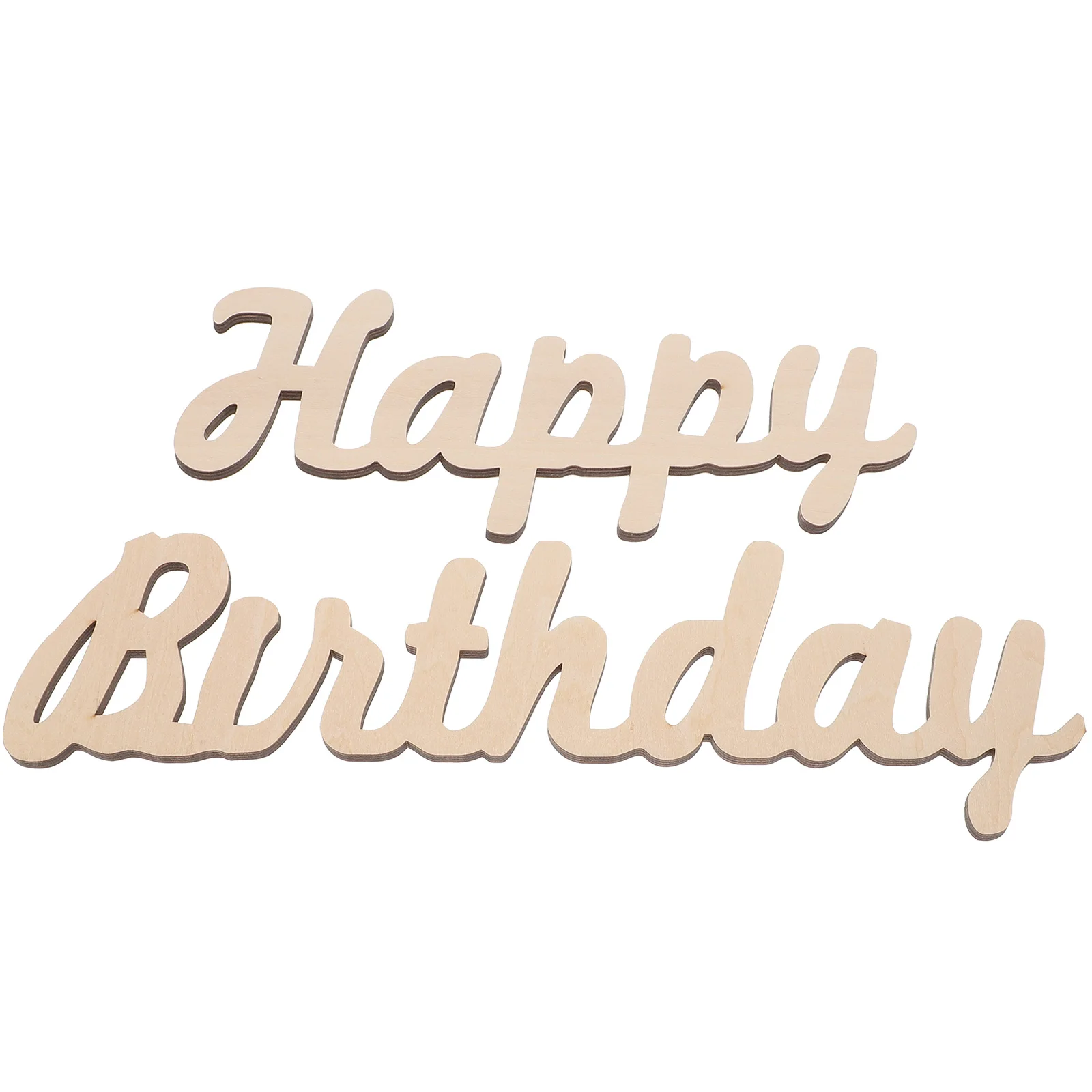 

Wooden Letter Board Decor Sign High Quality Birthday Party Tag Layout Prop Ornament Happy Decorations Precise Carving Long Life