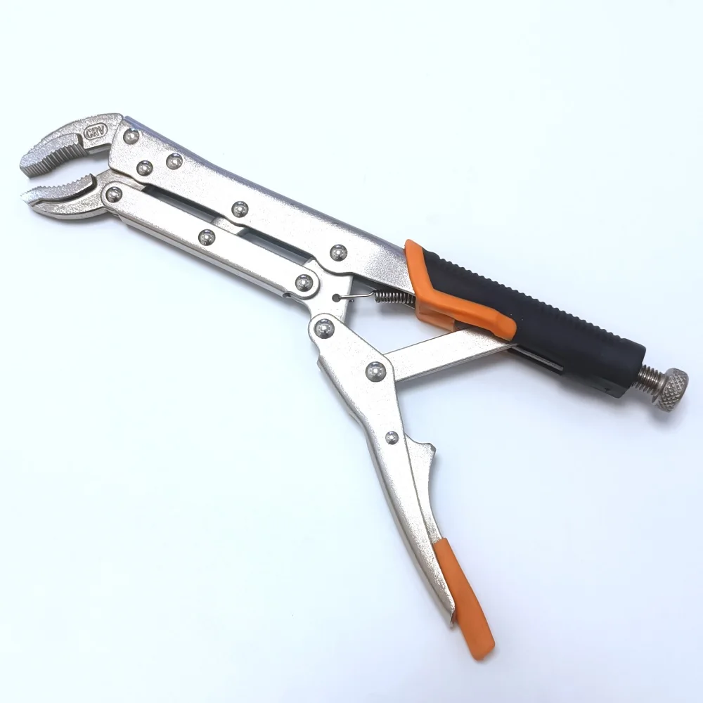 12 Inch Extra Long Reach Vise-Grip Locking Pliers With TPR Handle 45 Degree Use Hard To Reach Place  Vehicle Repair Tools