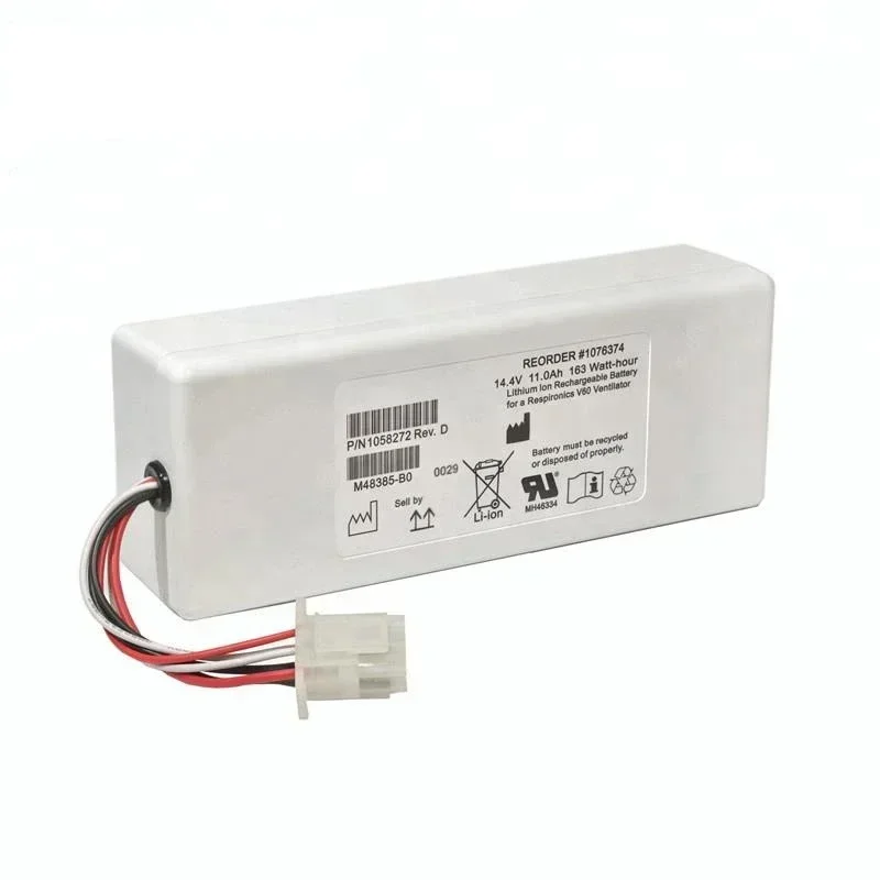 

14.4V 11000mAh Li-Ion Battery Replacement for Respiateur V60 V60S 1076374 Portable Medical Device Power Supply