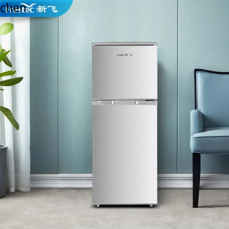 double-door  energy-saving small refrigerator rental dormitory refrigerated and frozen two-door double-door refrigerator