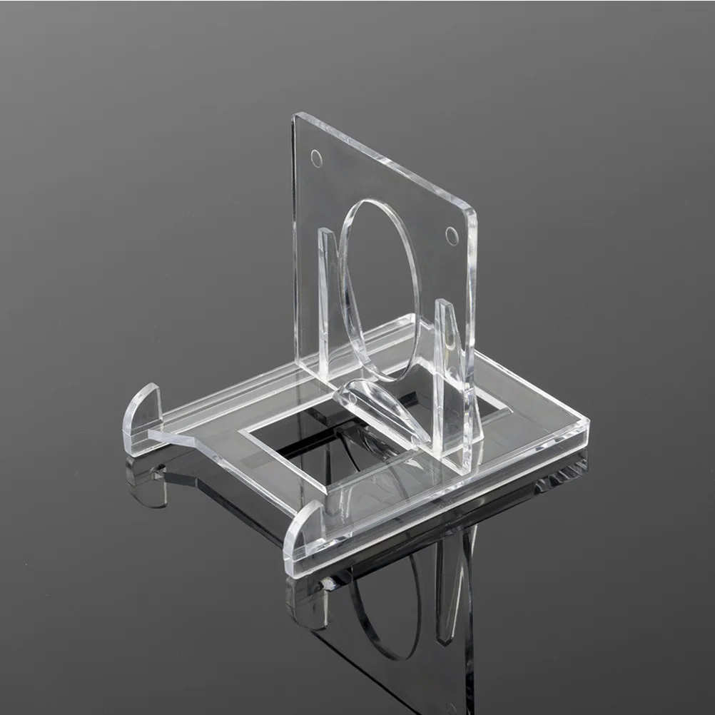 6 Pcs Game Card Holder Photo Holders Matte Display Labels Ornament Stand Clear Plates Sports