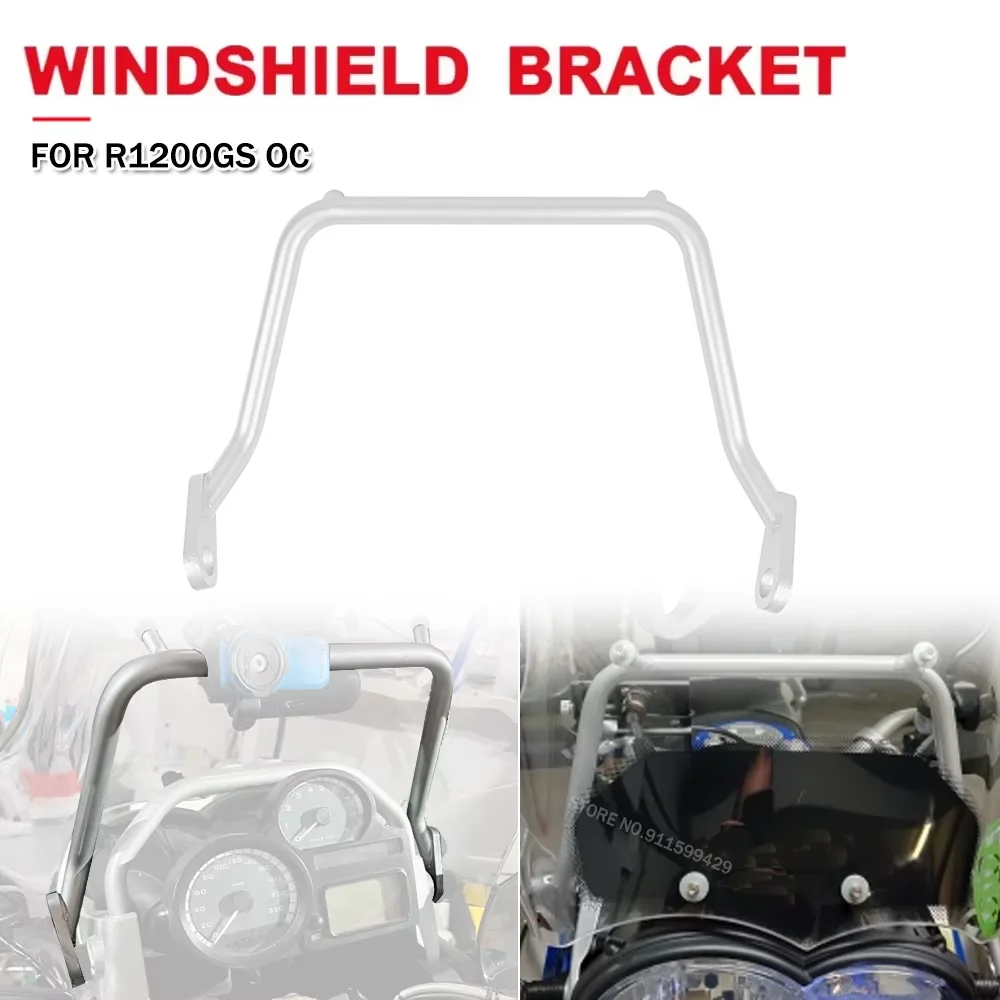 

For BMW R1200GS OC Adventure Motorcycle Windshield Bracket Windscreen Wind Deflector Mounting Support For R1200 GS Oil Cooled