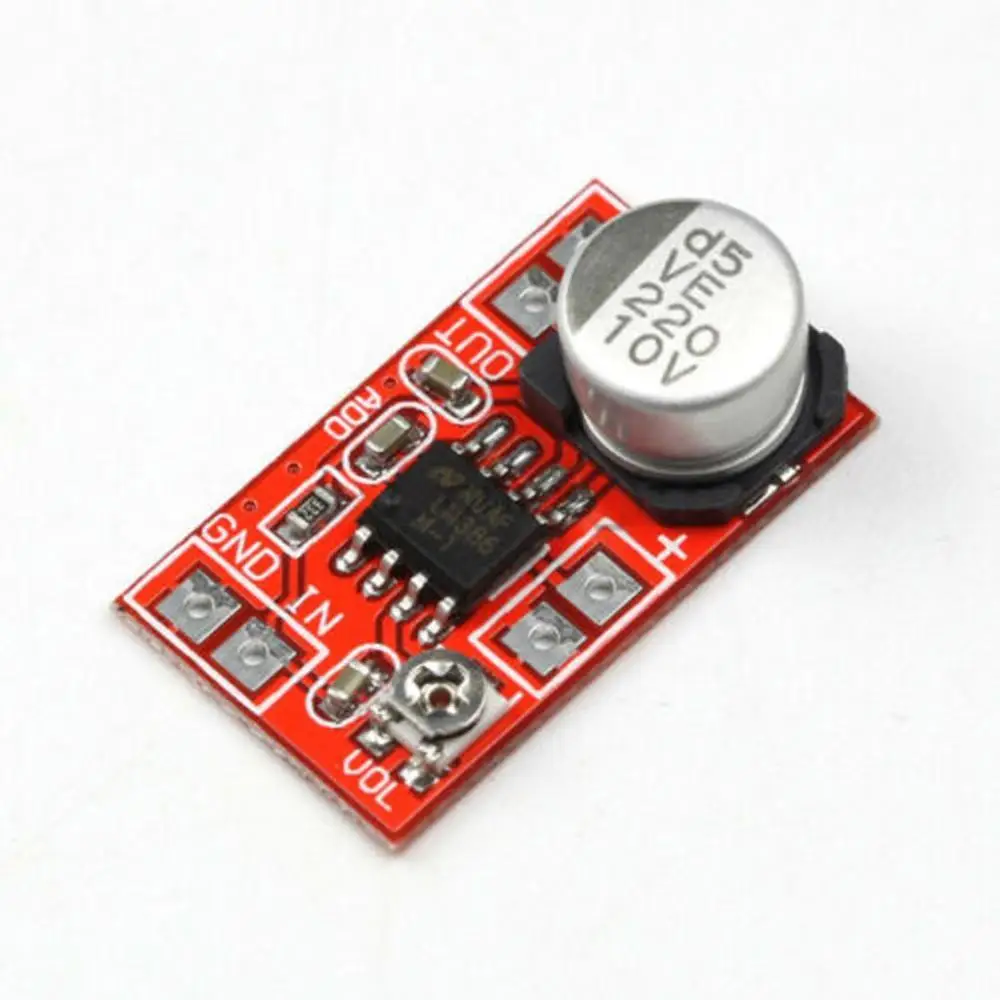 

PCB Board DC 5V-12V DIY Amplifier Board Micro Electret MIC Condenser Mini Microphone