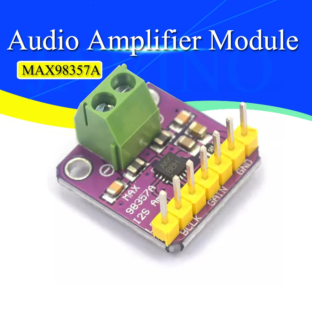 Max98357 I2S 3W Class D Amplifier Breakout Interface Dac Decoder Module Filterless Audio Board For Raspberry Pi Esp32 Max98357