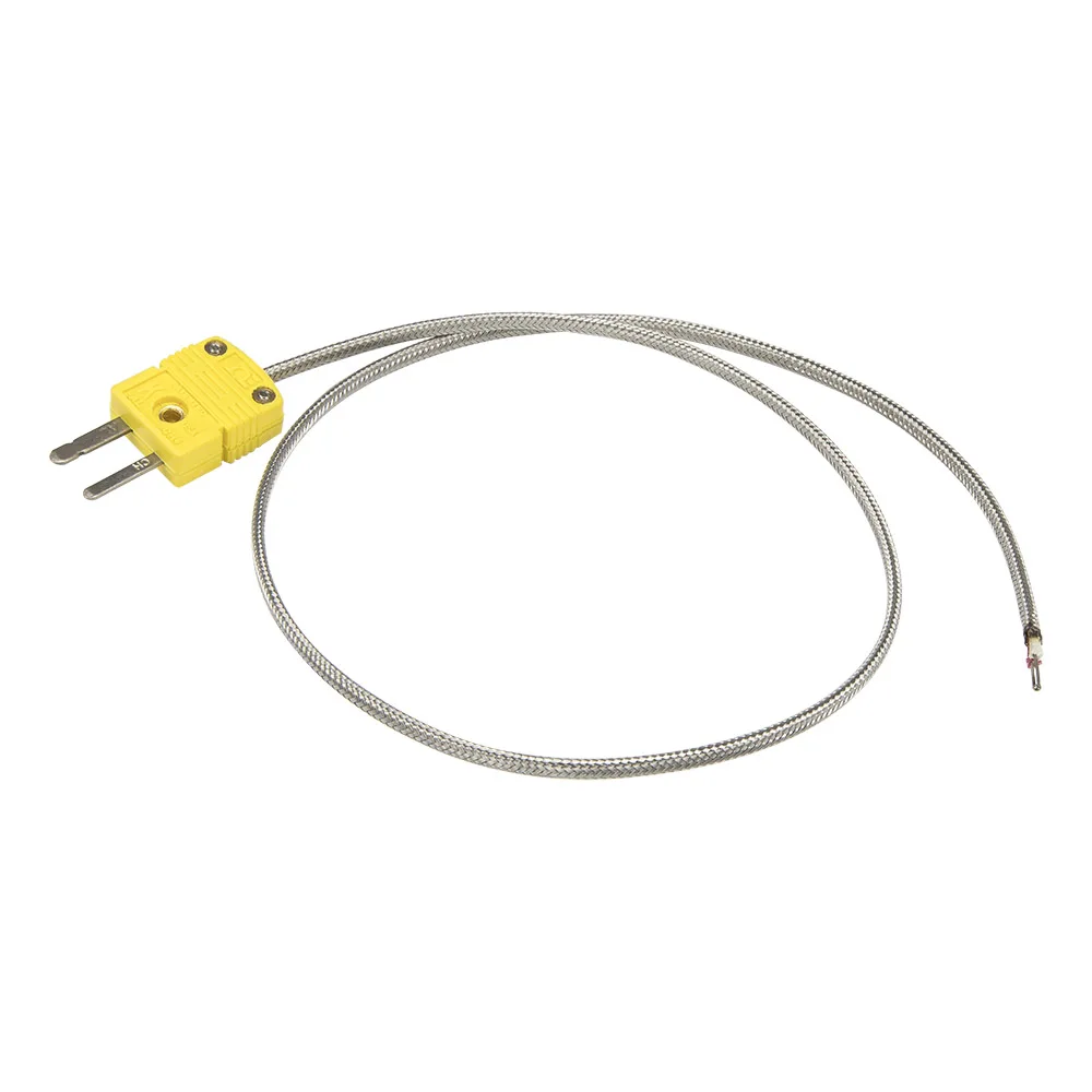 FTARW03 0.5m high temperature resistance metal screening cable wire head plug connection thermocouple temperature sensor