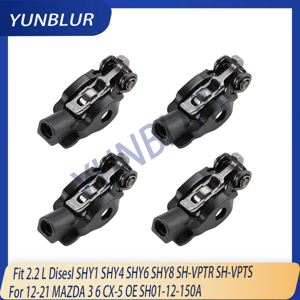 Engine Intake & Exhaust Camshafts Rocker arm Kit Fit 2.2 L Diesel SHY1 SHY4 SHY6 SHY8 SH-VPTS SH-VPTR For 12-21 Mazda 3 6 CX-5