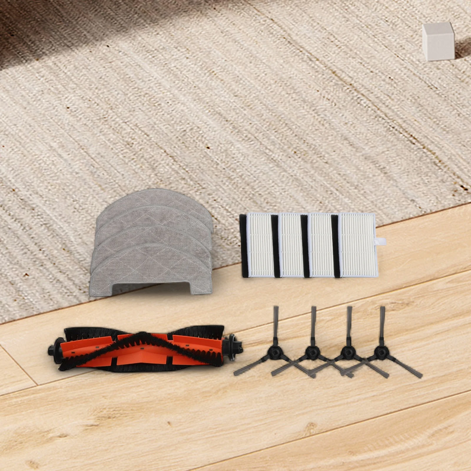 As Shown Main Brush for Kit Efficient Floor for Cleaning Tools Side Brush Vacuum Filter Kit Compatibility With E20 PLUS