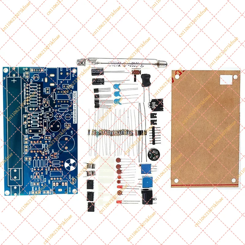 A04I DIY Geiger Counter Kit | Nuclear Radiation Detector Module with Sound & Light Alarms for STEM Education