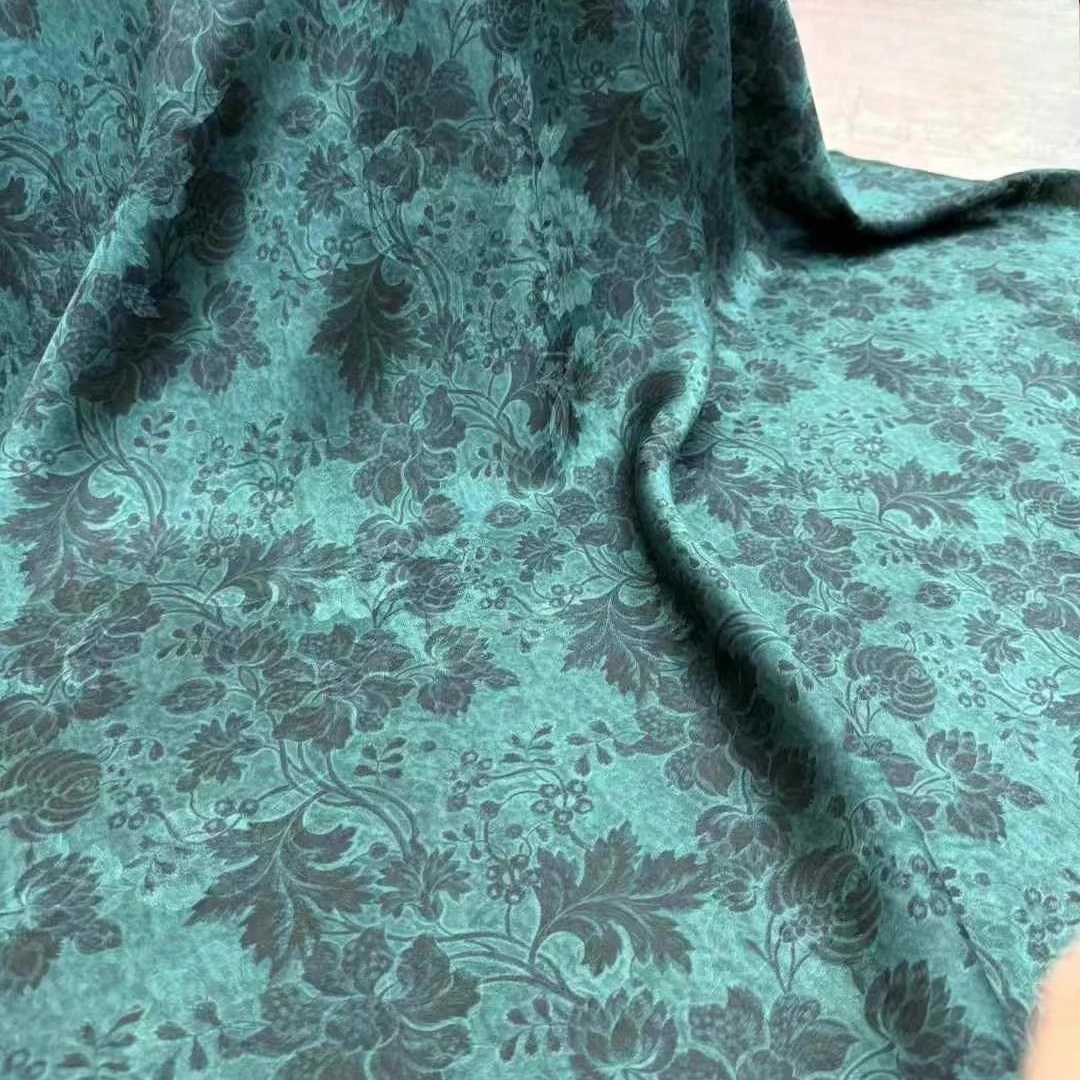 

Шелковая ткань Hualuo шириной 114 см шириной 25 мм с сквозными отверстиями и принтом для шитья своими руками, горячий сезон, синее платье, юбка, брюки, пижама R2122