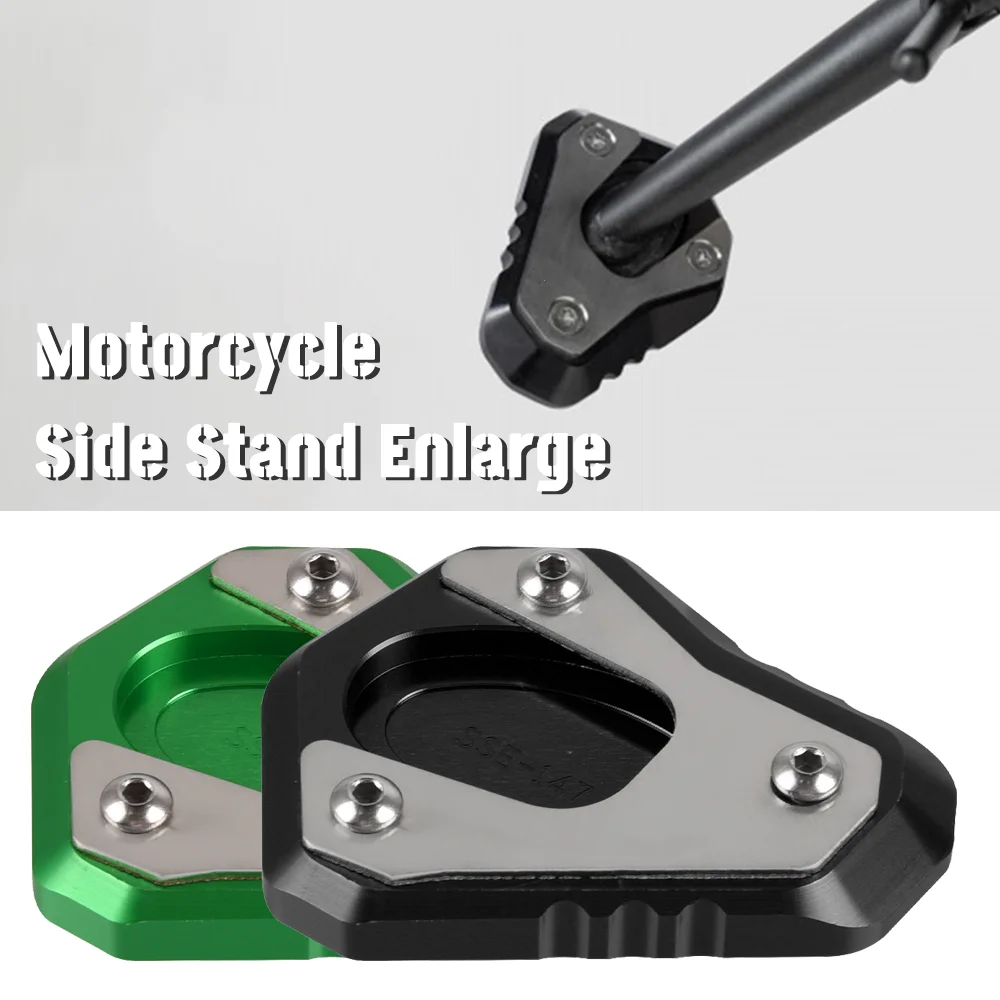 

For KAWASAKI Ninja H2 SX SE 2021 2022 2023 Motorcycle Side Stand Enlarger Sled Sidestand Kickstand Foot Pad NINJAH2 SX 2017-2023