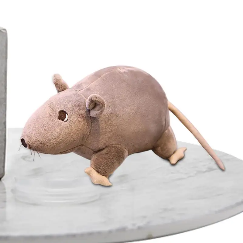 ラットぬいぐるみ リアルなぬいぐるみ ソフトマウスぬいぐるみ 小型猫のおもちゃ フェイクいたずらパーティー用品 子供&ハロウィン用