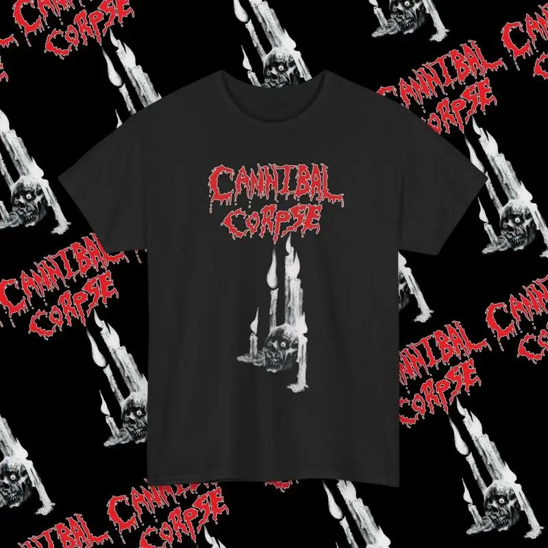 Cannibal Corpse Hammer Smashed Face Candles Skull Graphic T-Shirt