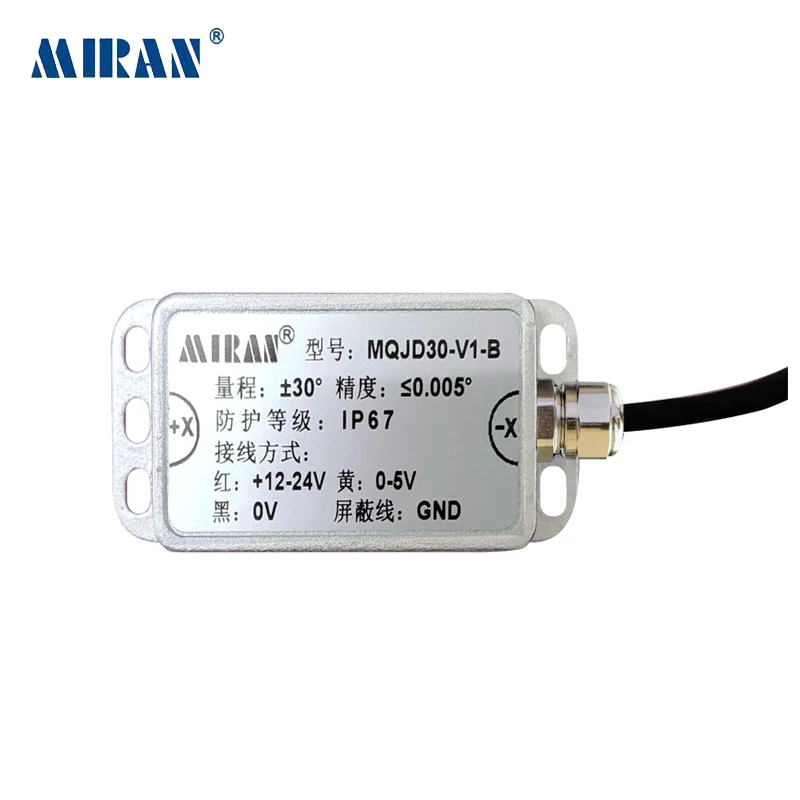 MIRAN Single Axis Tilt Sensor MQJD High Accuracy Digital Inclinometer Angle or Inclination Measuring With Various Installation