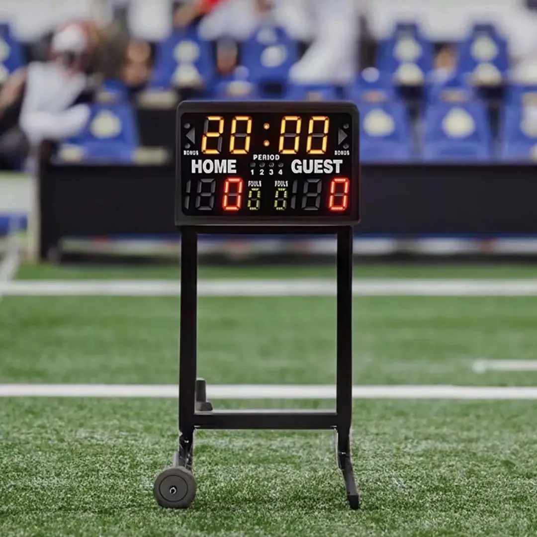 Portable Scorer LED Display Scoreboard Basketball Volleyball Wrestling Scoring Timing Desktop Scorer with Stand - view 3