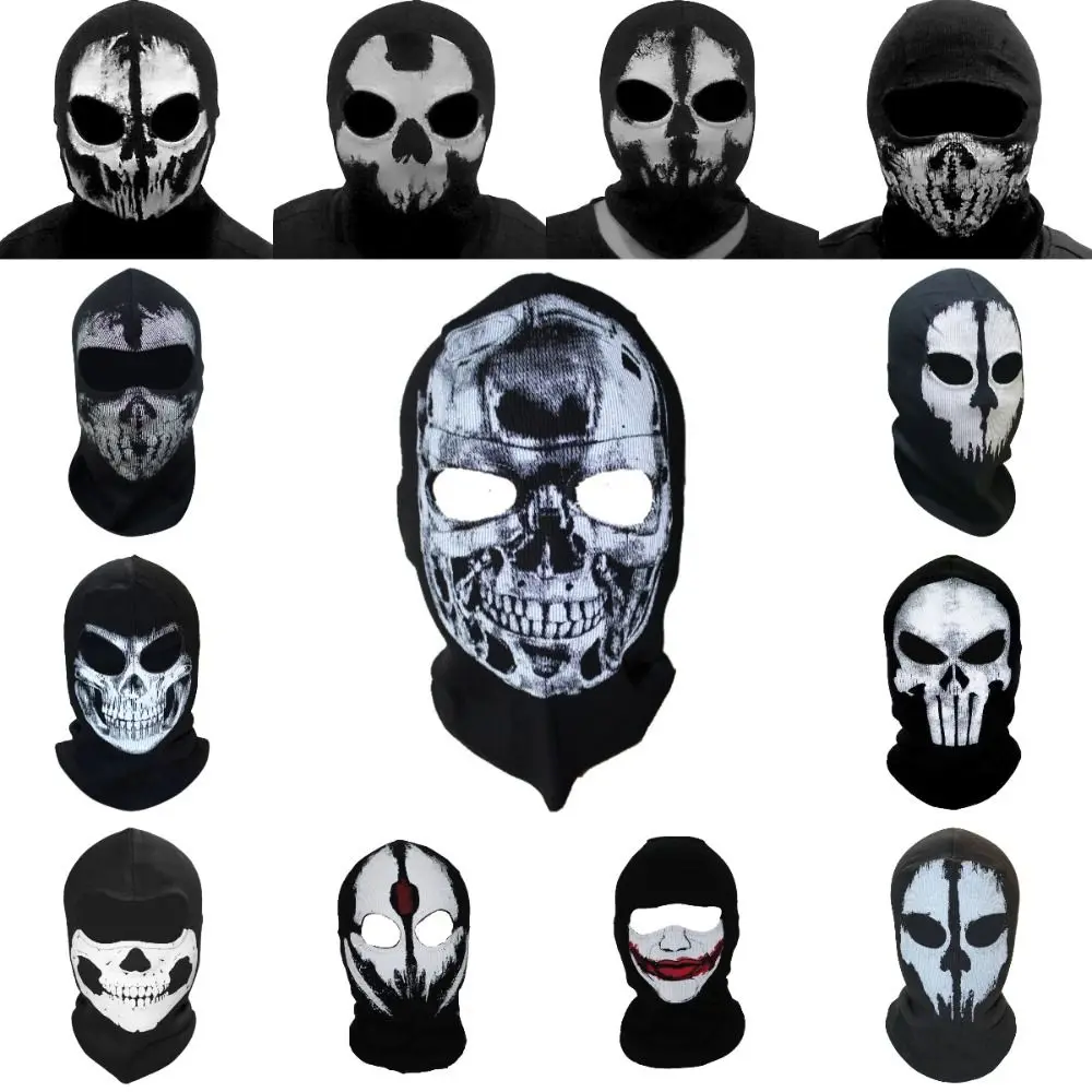 Practical Seamless Face Mask Funny Celebrity Face Halloween Mask Sunscreen Headwear Riding